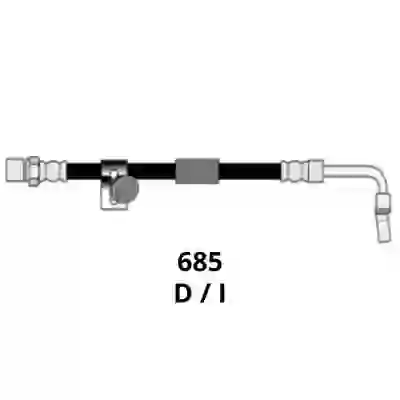 Fl4014359 - flexible chevrolet blazer  custom  1992--  ( del. izq.)=4024
