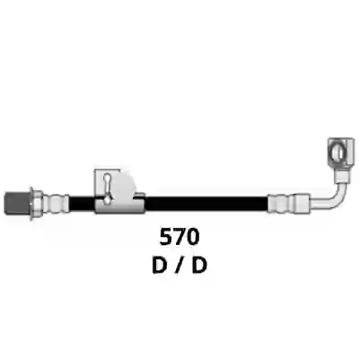 Fl4025136 - flexible chevrolet silverado-c10 1985--  ( del. der.)=501893 d