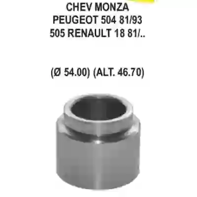 Pfd88093 - piston caliper ø 54mm alt.46.7mm peugeot 504/505 - renault 18 - bendix